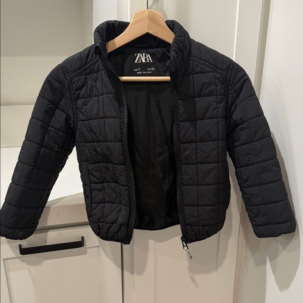Zara Kids Black Puffer Jacket